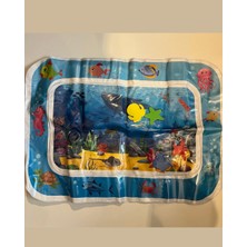 Mavi Su Dünyası Bebek Su Matı Sızdırmazlık Ilgi Çekici Grafikler Psikomotor Gelişimi 66X48 cm