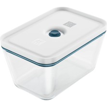 Zwilling Fresh & Save Vakumlu Saklama Kabı, L, Borosilikat Cam, Akdeniz Mavisi