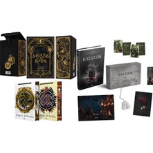 Ephesus Yayınları Medusa'nın Ölü Kumları Iki Kitaplık Set Yan Boyalı ve Kazazede 4 Kutulu Askeri Künye Ciltli