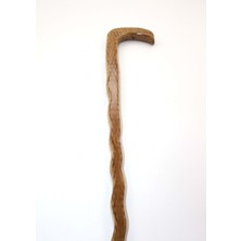 Normadia El Işlemeli Ahşap Baston 93 Cm, Zarif ve Dayanıklı Tasarım