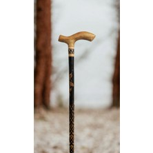 Normadia El Işçiliği Kızılcık Ağacı Devrek Bastonu, Şık ve Dayanıklı Tasarım