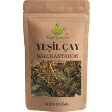 Yeşil Çaycım Sarı Kantaron Rize Yaprak Yeşil Çay, Harmanı Stresi Azaltır ,%100 Doğal,el Yapımı 25GR