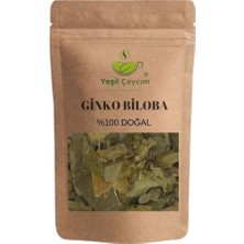 Yeşil Çaycım Birinci Sınıf Ginkgo Biloba, Yağ Yakma ve , %100 Doğal, El Yapımı, 50GR