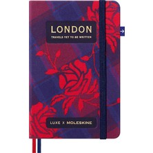 Moleskine Luxe x London City Seyahat Rehberi Defter, Cep (3.5" x 5.5"), 112 Sayfa