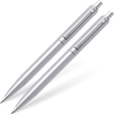 Sheaffer 323-9 Sentinel Tükenmez Kalem & Versatil Kalem Set Krom
