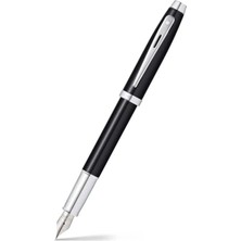 Sheaffer 9338-0 100 Serisi Dolma Kalem (M) Parlak Siyah Krom