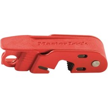 Master Lock 493B Kırmızı Elektrik Kutusu Devre Kesici Kilitleme, Standart Tek ve Çift Geçişler Için