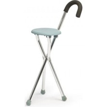 Normadia Pratik ve Şık Gri Oturmalı Baston, Konforlu Kullanım Için Ideal Seçenek