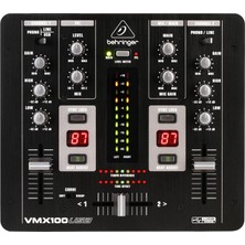 Behringer VMX100USB Professional 2-Channel Dj Mixer With Usb/audio Interface, Bpm Counter And Vca Co