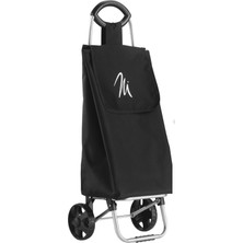 Şehir Pazarlama Arabası Siyah M-D-202, Hafif ve Şık Tasarım