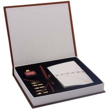 Steelpen Calligraphy Serisi SK080 Ahşap Kaligrafi Kalem Seti