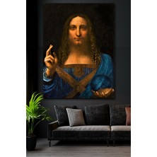 Artease Leonardo da Vinci Salvator Mundi (1500) Kanvas Tablo