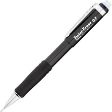 Pentel 0.7 mm Metal Klipsli Büyük Boy Silgili Versatil Si̇yah
