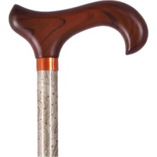 Normadia Şık Bej Ayarlanabilir Desenli Baston, Günlük Kullanım Için Uygun