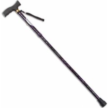 Normadia Katlanır Mor Çizgili Baston, Hafif ve Kullanışlı, Sağlam Tasarım