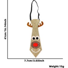 Mutlu Adım 1 Adet Yılbaşı Parti Kıravatı Geyik