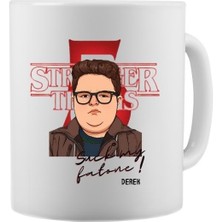 Tiwo Dijital Stranger Things Temalı Baskılı Kupalar Derek