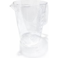 Labbakkal Beher 1 Lt Polikarbon Ölçü Kabı Kulplu Şeffaf