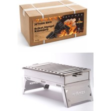 Outdoven M1.2 Mangal ve Jetmen Brix Kömür Set