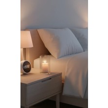 Glassy Görkemli Işıltı: 10X20 El Işçiliği Optik Silindir Mumluk & Vazo