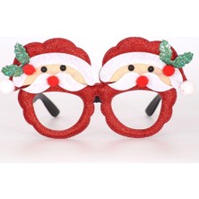 Mutlu Adım 1 Adet Yılbaşı Gözlüğü Noel Babalı