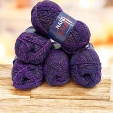 Nako Outlet Ihraç Fazlası  El Örgü Ipi 500G -  Mor Melanj