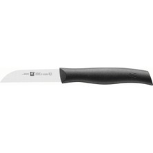 Zwilling Twin Grip Sebze Bıçağı, Bıçak Uzunluğu 8 Cm, Plastik Sap, Siyah