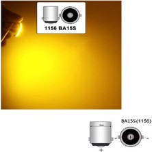 ORCO ELEKTRIC (2xadet) 1 Set 1156 21W&5W&10W LED Sarı Tek Duy 93&67 Ampul (10W&5W&21W 93 Sinyal Park LED Yellow)
