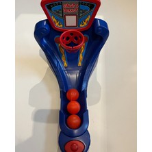 Mavi Su Dünyası Çılgın Atış Mini Basket Oyunu El ve Göz Gelişimi 40 cm