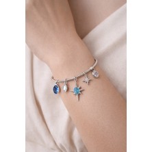 Çağ Moda Aksesuar Charmlı Şans Bileziği