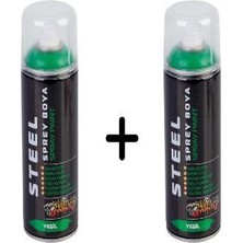 Steel Sprey Boya 400ML Yeşil ST-0529 0529 4947-2 Adet Erpilsan Elektronik