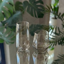 Çnr Home Collection 12 Parça Füme Cam Bardak Seti