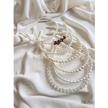 Pegu 7 Li Mega Set Inci Sıralı Taç Takımı