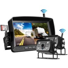 Pulnix Kablosuz 1 Kameralı 7 InchDvr 256GB Destekli Araç Kameras