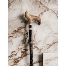 Normadia El Işçiliğiyle Yapılmış Kızılcık Ağacı Baston, Şık ve Dayanıklı