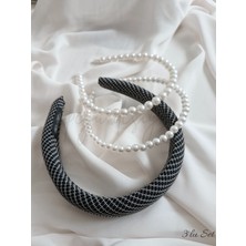 Pegu 3 Lü Set Sünger Dolgulu ve Sıralı Inci Taç , Gelin,davet ,kutlama ,günlük, Özel Gün,yaşam