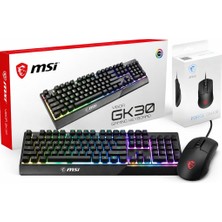 MSI Vigor GK30 Rgb Kablolu Oyuncu Klavyesi, Msı Forge GM100 Rgb Optik Kablolu Oyuncu Klavye Mouse Seti