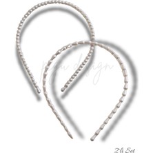 Pegu 2 Li Set Sıralı Inci Taç , Gelin,davet ,kutlama ,günlük, Özel Gün,yaşam