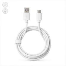 OEM Type-C 3.0A Hızlı Şarj ve Data Kablosu | Beyaz