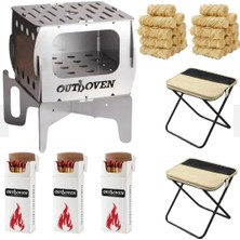 Outdoven G 4.1 Ateş Kutusu Tabure ve Ateş Başlatma Seti