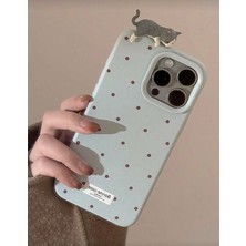 iPHONE 16 Promax Uyumlu 3D Kedili Kılıf