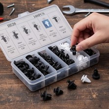 Tp Buğz Çok Amaçlı Plastik Bağlantı Klipsi Seti 100 Parça