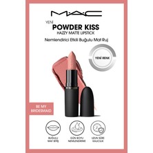 M.A.C Powder Kiss Hazy Matte Lipstick Nemlendirici Etkili Buğulu Mat Ruj - Be My Bridesmaid