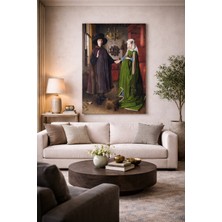 Artease Jan van Eyck Arnolfini'nin Evlenmesi (1434) Kanvas Tablo