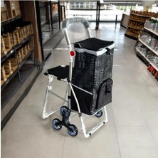 Su Geçirmez, Tekerlekli, Oturmalı, Alüminyum Gövdeli Merdiven