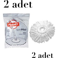Mons Planet Spin Mop Yedek Lux Püskül UP702 Lux Püskül Microfiber Yedek Başlık