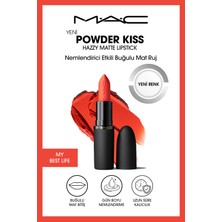 M.A.C Powder Kiss Hazy Matte Lipstick Nemlendirici Etkili Buğulu Mat Ruj - My Best Life