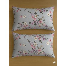 Voddi 2 Adet Desenli 50X70 cm Yastık Kılıfı Fermuarlı %70PAMUK