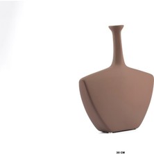 NuN Studio Seramik Testi Vazo Kahverenk