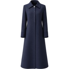 Esin Giyim Zerafet Imzası Nakış Işlemeli Premium Büyük Beden Pardesü